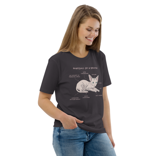 ANATOMY OF A SPHYNX UNISEX ORGANIC TEE