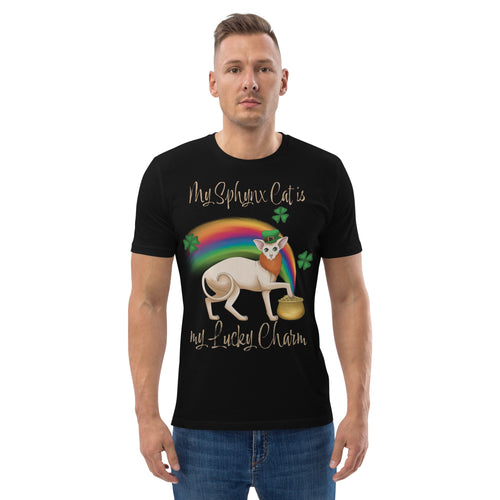 MY SPHYNX IS MY LUCKY CHARM UNISEX ECO TEE