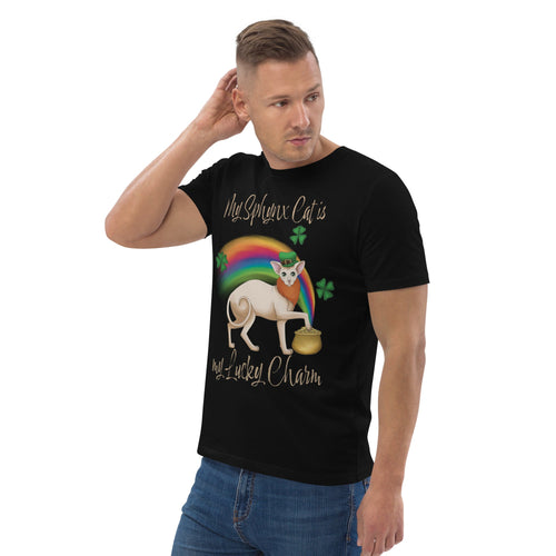 MY SPHYNX IS MY LUCKY CHARM UNISEX ECO TEE