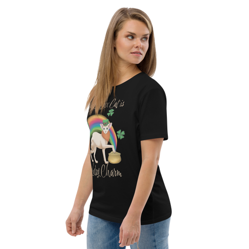 MY SPHYNX CAT IS MY LUCKY CHARM - UNISEX TEE