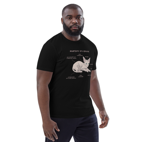 ANATOMY OF A SPHYNX UNISEX ORGANIC TEE