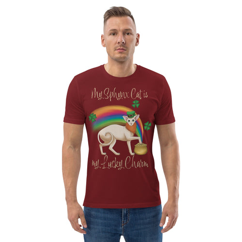 MY SPHYNX IS MY LUCKY CHARM UNISEX ECO TEE