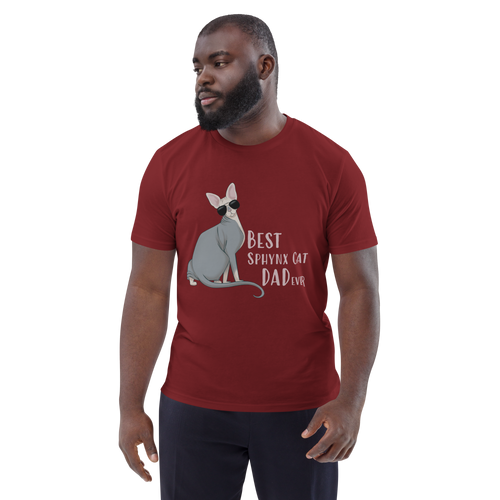 BEST SPHYNX CAT DAD UNISEX ECO TEE