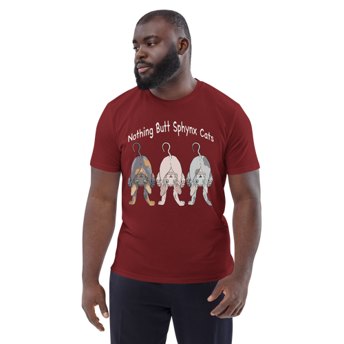 NOTHING BUTT SPHYNX CATS UNISEX ECO TEE