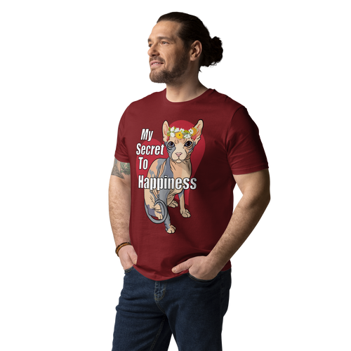 MY SECRET TO HAPPINESS UNISEX ECO TEE