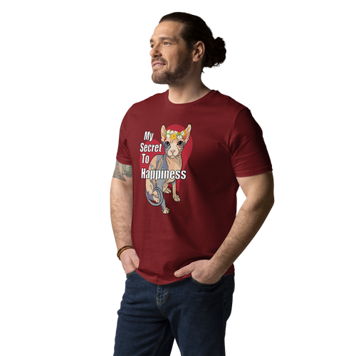 MY SECRET TO HAPPINESS UNISEX ECO TEE