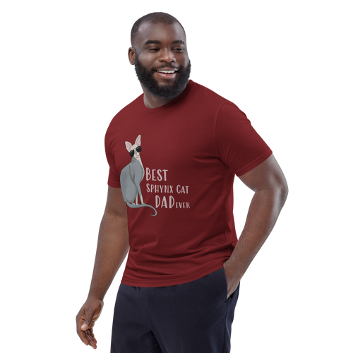 BEST SPHYNX CAT DAD UNISEX ECO TEE
