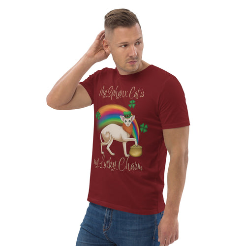 MY SPHYNX IS MY LUCKY CHARM UNISEX ECO TEE