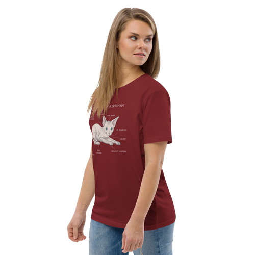 ANATOMY OF A SPHYNX UNISEX ORGANIC TEE