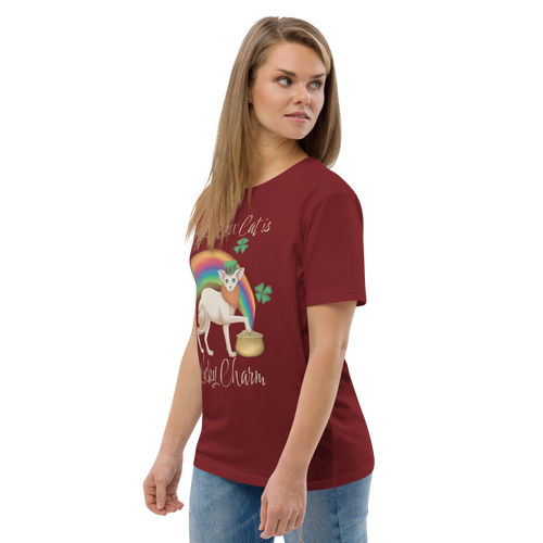MY SPHYNX CAT IS MY LUCKY CHARM - UNISEX TEE
