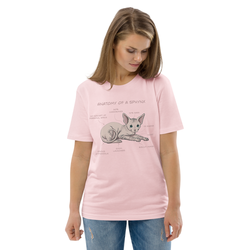 ANATOMY OF A SPHYNX UNISEX ORGANIC TEE