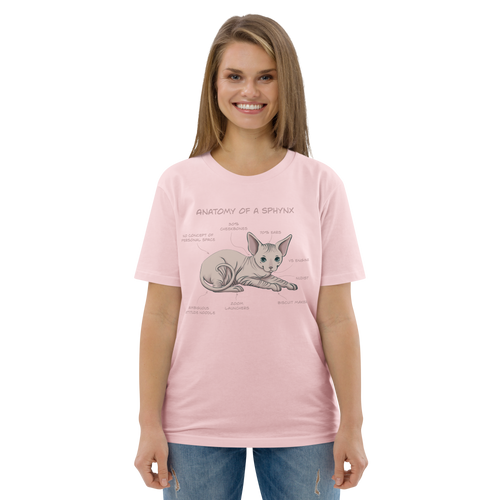 ANATOMY OF A SPHYNX UNISEX ORGANIC TEE
