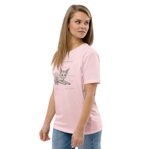 ANATOMY OF A SPHYNX UNISEX ORGANIC TEE