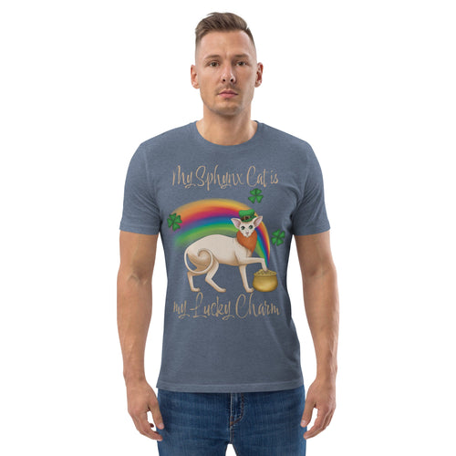 MY SPHYNX IS MY LUCKY CHARM UNISEX ECO TEE