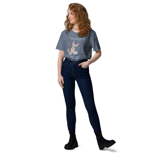 WOMAN CAN'T SURVIVE ON COFFEE ALONE WOMAN'S ECO TEE