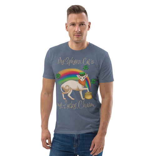 MY SPHYNX IS MY LUCKY CHARM UNISEX ECO TEE