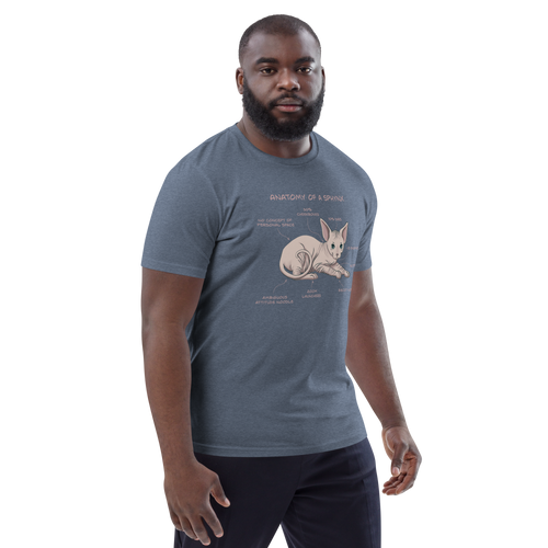 ANATOMY OF A SPHYNX UNISEX ORGANIC TEE