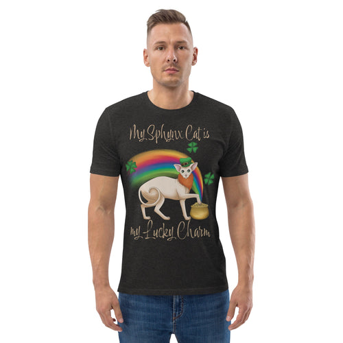 MY SPHYNX IS MY LUCKY CHARM UNISEX ECO TEE