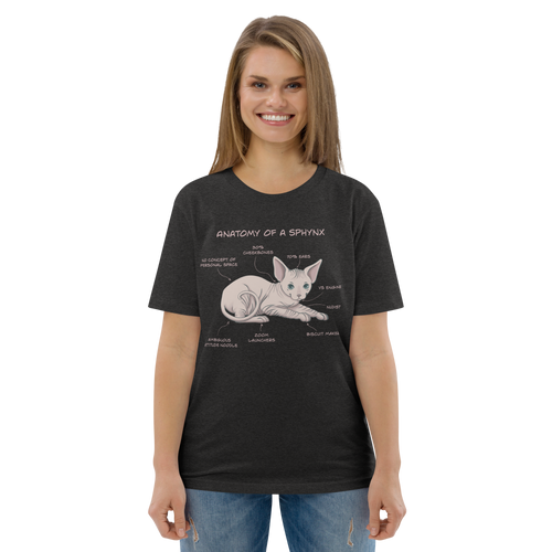ANATOMY OF A SPHYNX UNISEX ORGANIC TEE