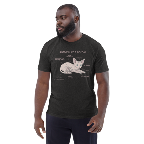 ANATOMY OF A SPHYNX UNISEX ORGANIC TEE