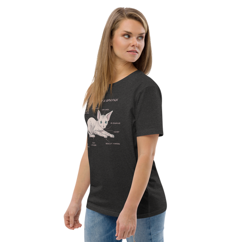ANATOMY OF A SPHYNX UNISEX ORGANIC TEE