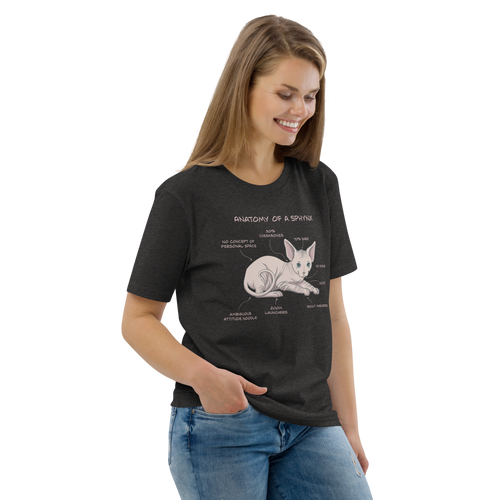 ANATOMY OF A SPHYNX UNISEX ORGANIC TEE
