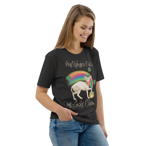 MY SPHYNX CAT IS MY LUCKY CHARM - UNISEX TEE