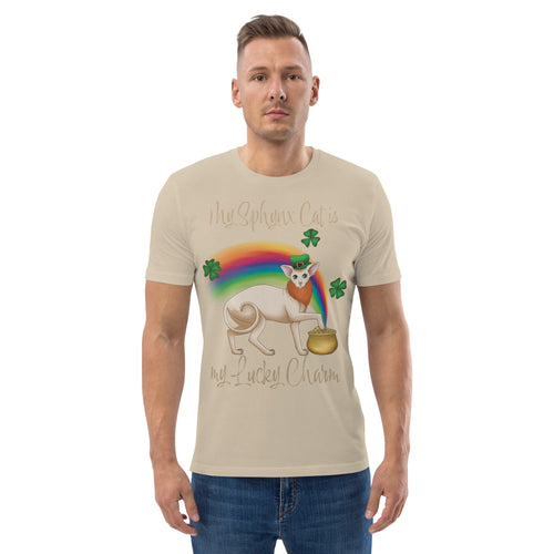 MY SPHYNX IS MY LUCKY CHARM UNISEX ECO TEE