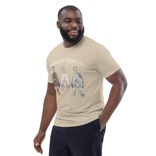 NOTHING BUTT SPHYNX CATS UNISEX ECO TEE