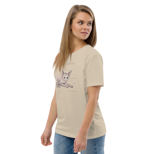 ANATOMY OF A SPHYNX UNISEX ORGANIC TEE