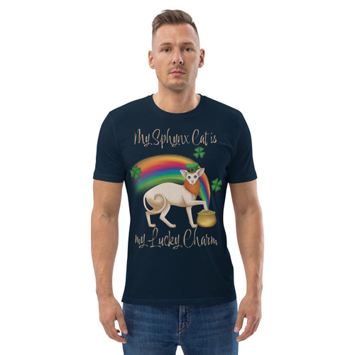 MY SPHYNX IS MY LUCKY CHARM UNISEX ECO TEE