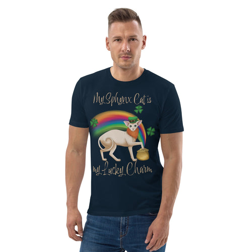MY SPHYNX IS MY LUCKY CHARM UNISEX ECO TEE