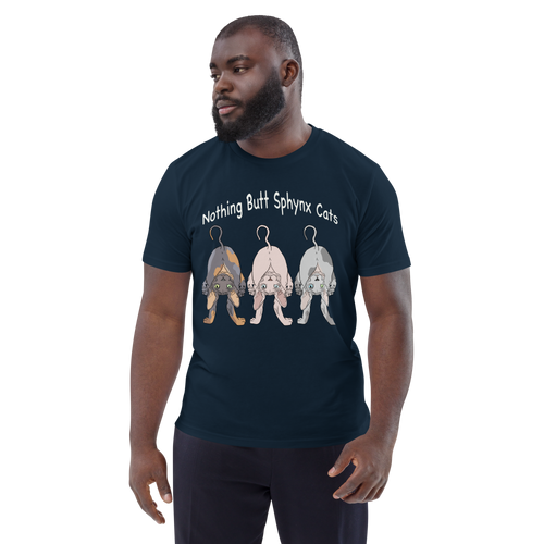 NOTHING BUTT SPHYNX CATS UNISEX ECO TEE