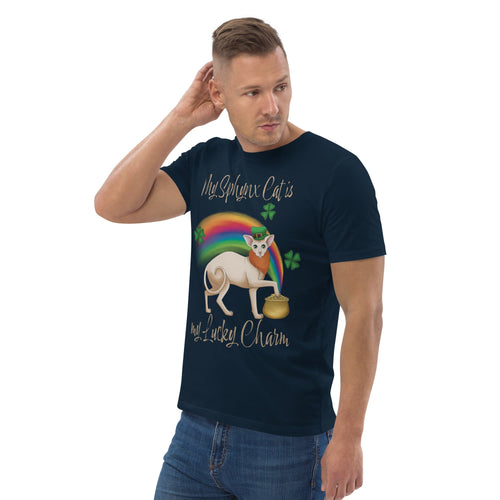 MY SPHYNX IS MY LUCKY CHARM UNISEX ECO TEE