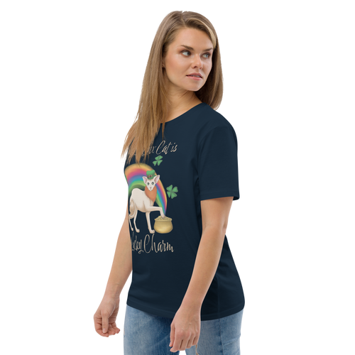 MY SPHYNX CAT IS MY LUCKY CHARM - UNISEX TEE
