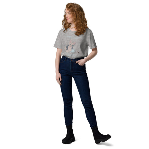 WOMAN CAN'T SURVIVE ON COFFEE ALONE WOMAN'S ECO TEE