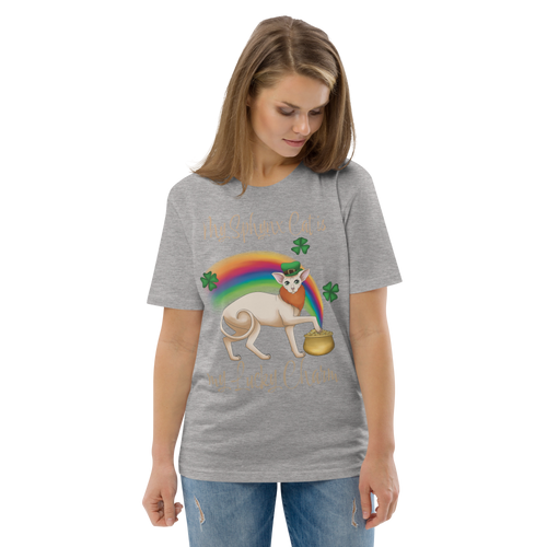 MY SPHYNX CAT IS MY LUCKY CHARM - UNISEX TEE