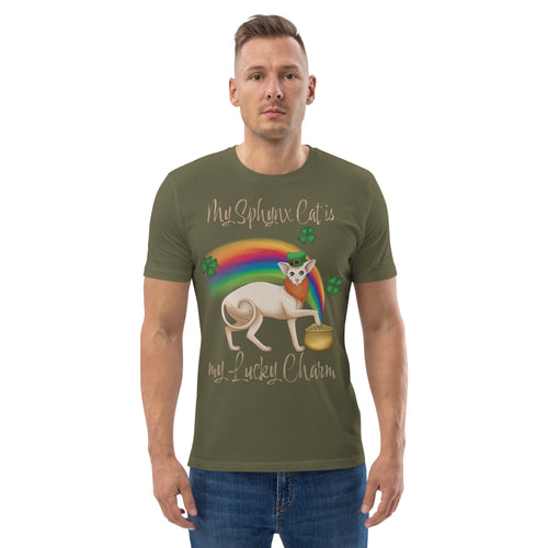 MY SPHYNX IS MY LUCKY CHARM UNISEX ECO TEE