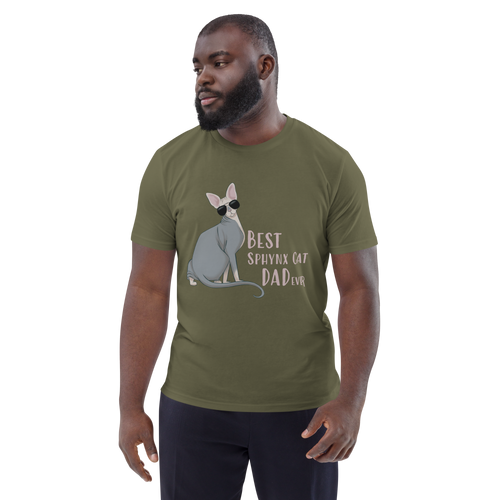 BEST SPHYNX CAT DAD UNISEX ECO TEE