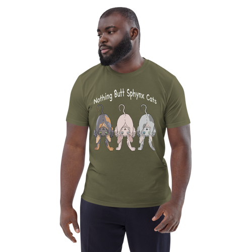 NOTHING BUTT SPHYNX CATS UNISEX ECO TEE