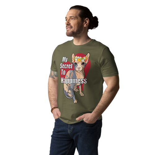 MY SECRET TO HAPPINESS UNISEX ECO TEE