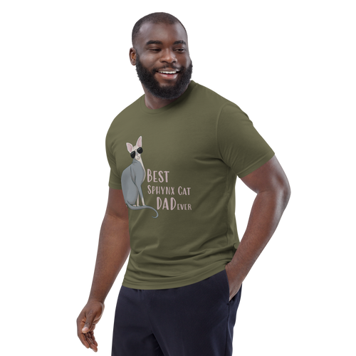 BEST SPHYNX CAT DAD UNISEX ECO TEE