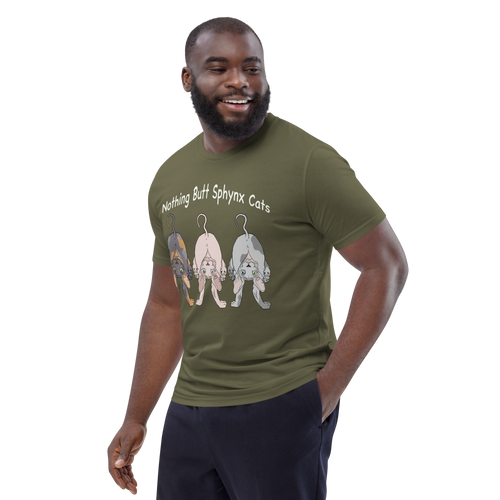 NOTHING BUTT SPHYNX CATS UNISEX ECO TEE