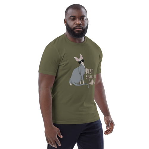 BEST SPHYNX CAT DAD UNISEX ECO TEE