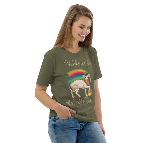 MY SPHYNX CAT IS MY LUCKY CHARM - UNISEX TEE