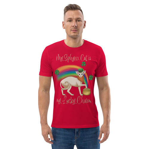 MY SPHYNX IS MY LUCKY CHARM UNISEX ECO TEE
