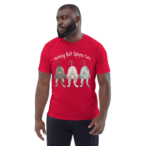 NOTHING BUTT SPHYNX CATS UNISEX ECO TEE