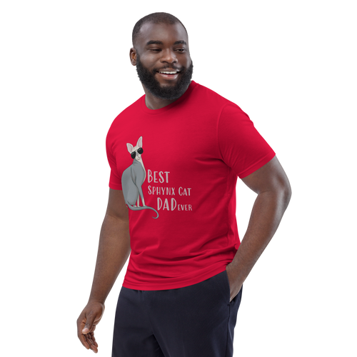 BEST SPHYNX CAT DAD UNISEX ECO TEE