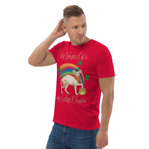 MY SPHYNX IS MY LUCKY CHARM UNISEX ECO TEE