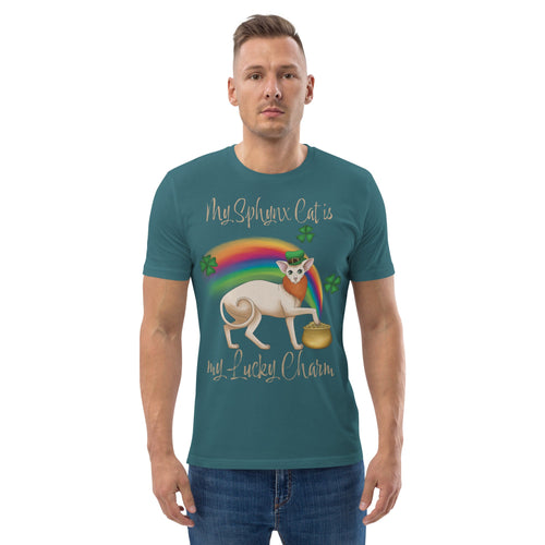 MY SPHYNX IS MY LUCKY CHARM UNISEX ECO TEE